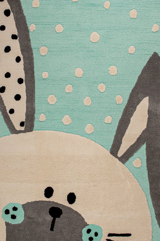Bunny Bloom  - Hand Tufted rug