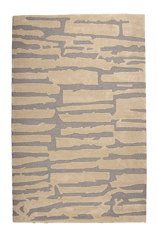 Linear Reverie  - Hand Tufted rug