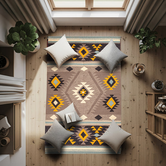 Authentic  - Handmade Wool Kilim