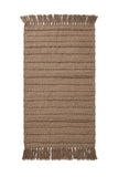 Chevron Beige - Handmade Cotton Kilim