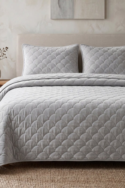 Dove Gray - Bedspread Set