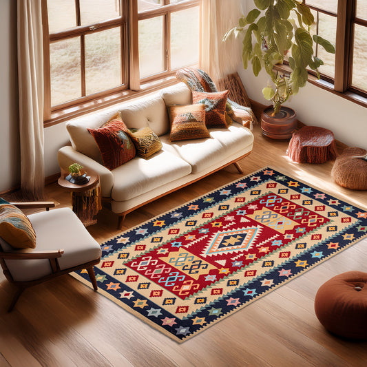 Barkha - Handmade Wool Kilim