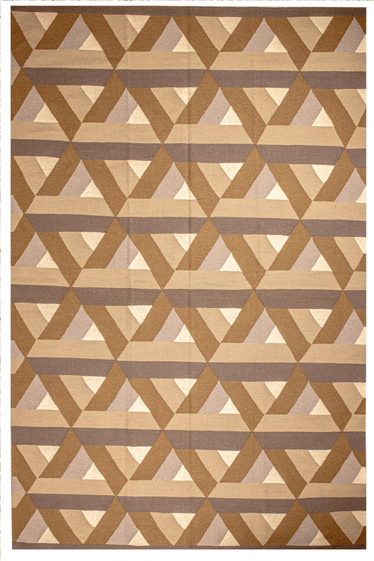 Mirage Knott - Handmade Wool Kilim