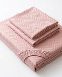 Cashmere Chevron King Fitted - Bed sheet set