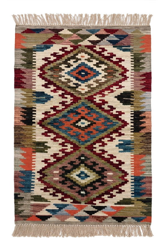 Desert Diamond - Handmade Noul Wool Kilim