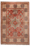 Crimson Citadel - Handmade Rug