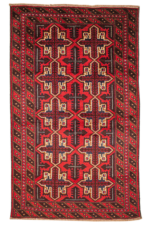 Afghani Pluchi - Handmade Rug