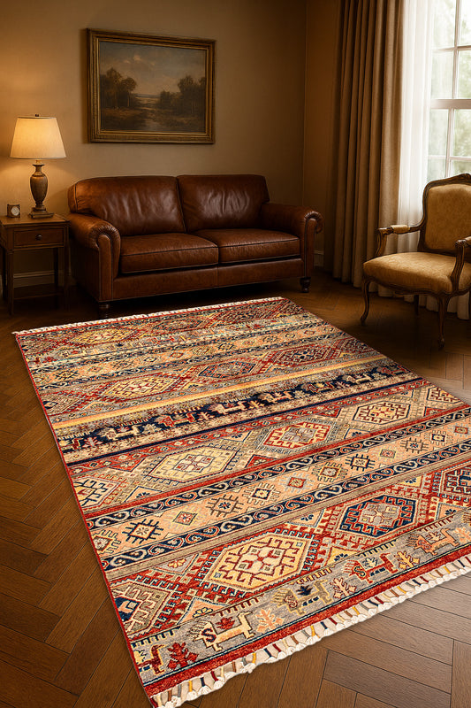 Afghani Qashqai - Handmade Rug