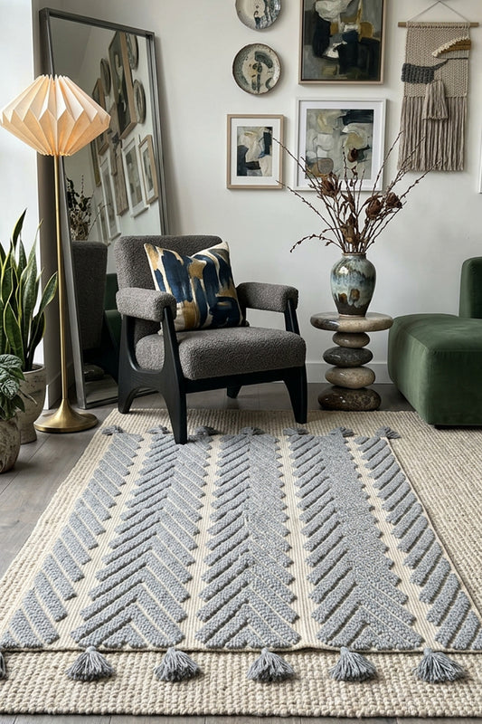 Mist - Handmade Wool  Kilim
