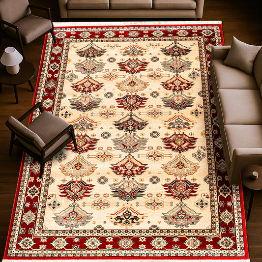 Super Kashan New Zealand Wool - Machine Carpet
