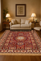 Antique Sherwan   - Handmade Rug