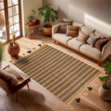Vein Weft - Handmade Jute Kilim
