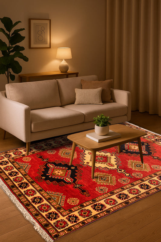 Gargy Afghani  - Handmade Rug