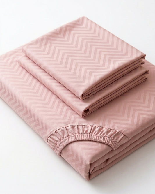 Cashmere Chevron King Fitted  - Bed sheet set