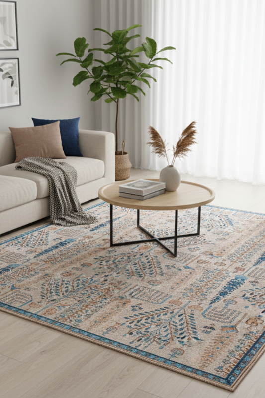 Lunar Wave- Digital Woven Rug