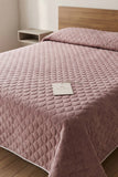 Aurora Rose Velvet- Bedspread Set
