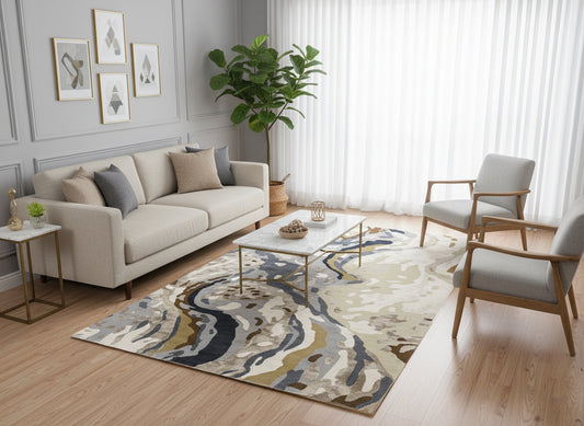 Velvet Maze - Hand Tufted rug