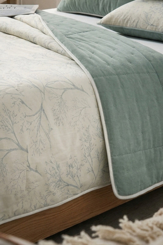 Premium Tencel 2-Piece Single Bedspread Set