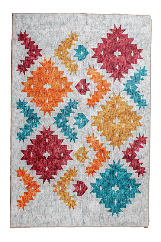 Vivid Voyage - Digital Woven Rug