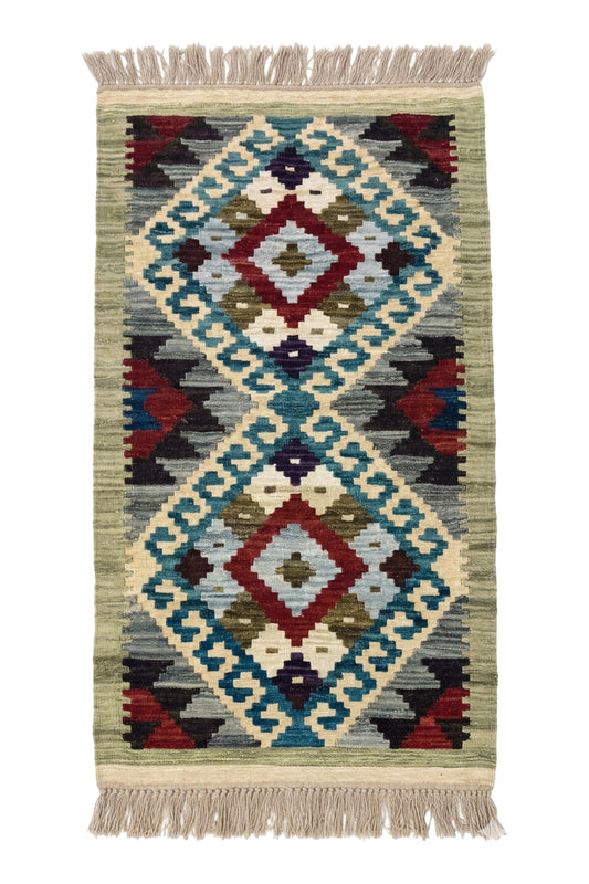 Terracotta Mosaic - Handmade Noul Wool Kilim
