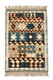 Sunset Geometric - Handmade Noul Wool Kilim