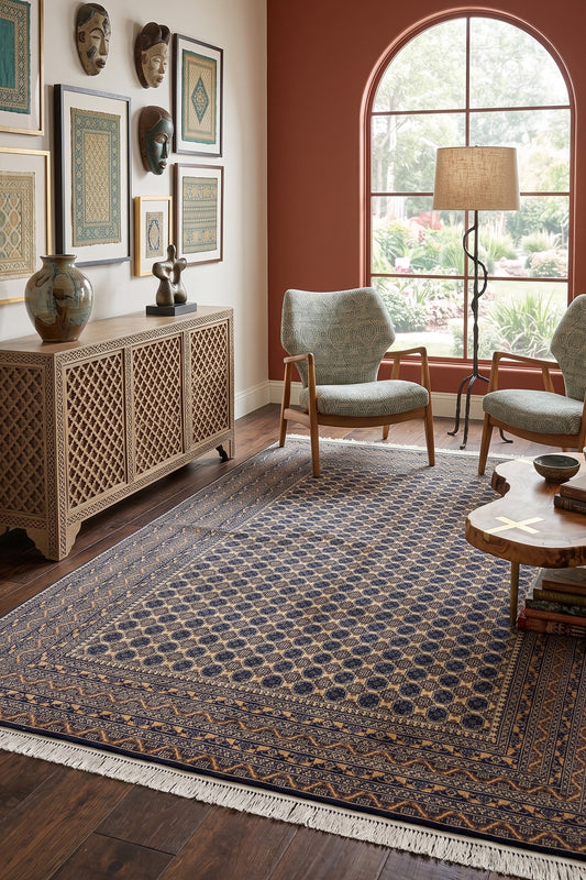 Pakistani Bokhara  - Handmade Rug