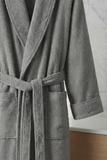 Mineral Gray Chevron - Bathrobe