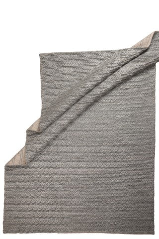 Nordic Pebble contemporary hand-knotted wool rug with a raised bubble texture in cool tones