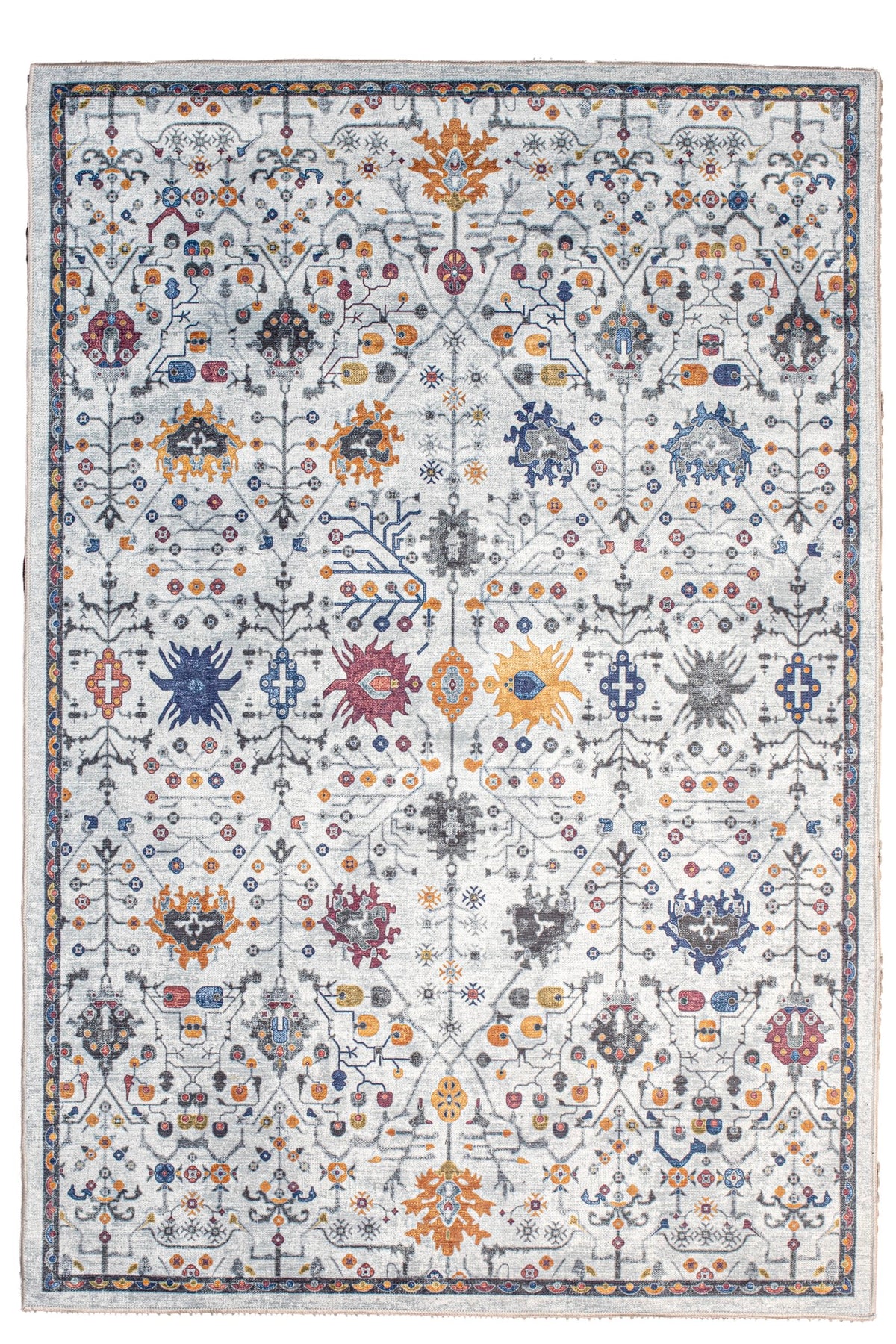 Baroque Elegance - Digital Woven Rug