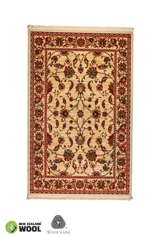 Super Kashan New Zealand Wool - Machine Rug