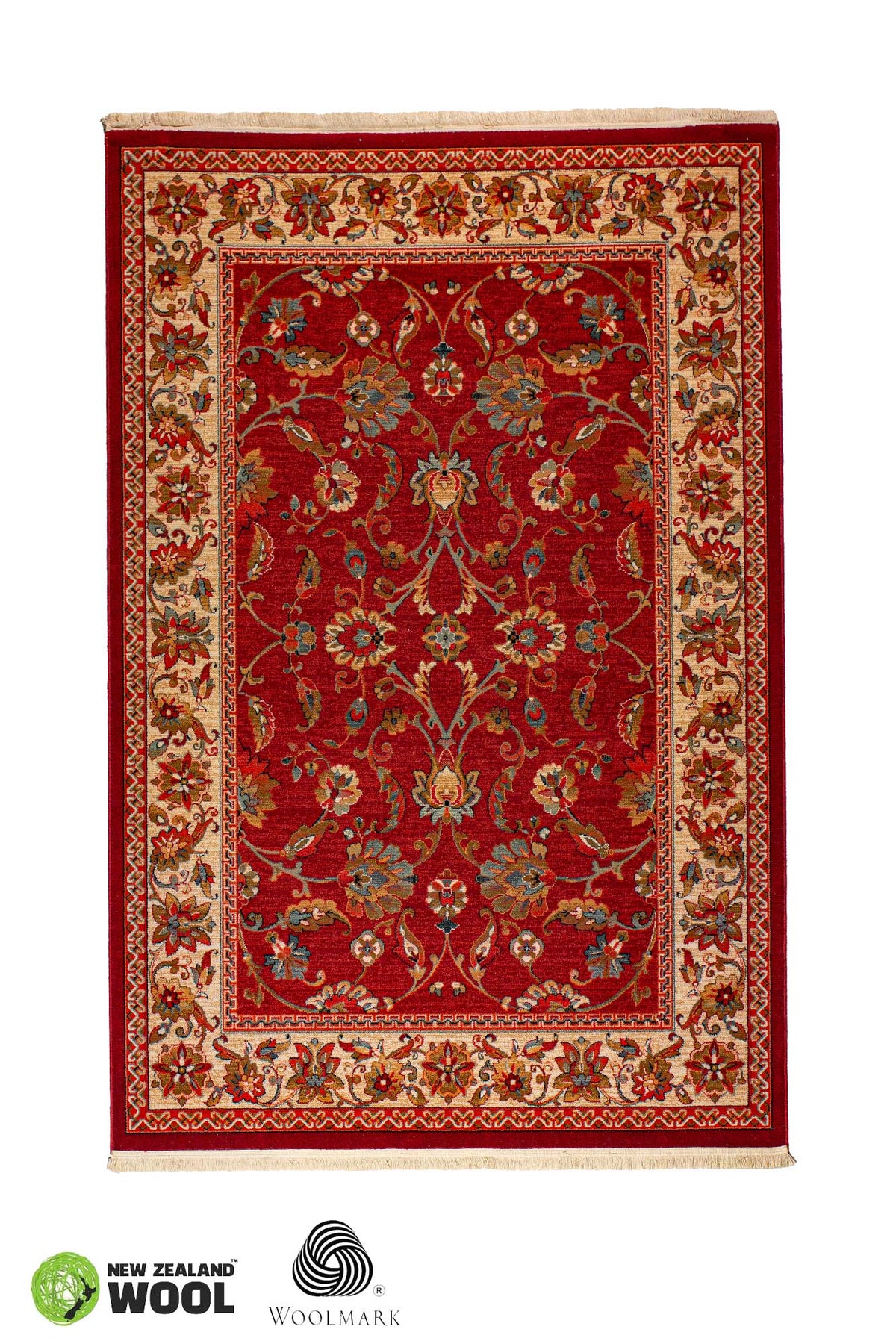 Super Kashan New Zealand Wool - Machine Rug