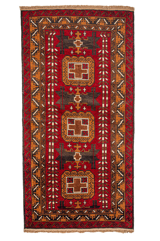 Afghani Pluchi - Handmade Rug