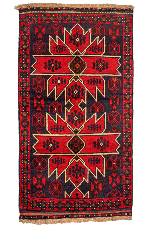 Afghani Pluchi - Handmade Rug