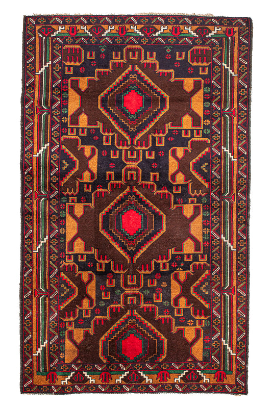 Afghani Pluchi - Handmade Rug