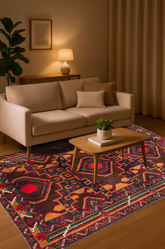 Afghani Pluchi - Handmade Rug