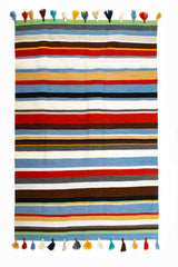 colorful strips - Handmade Wool Kilim